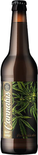 Пиво Cannabis semi-dark 5% 0.5л